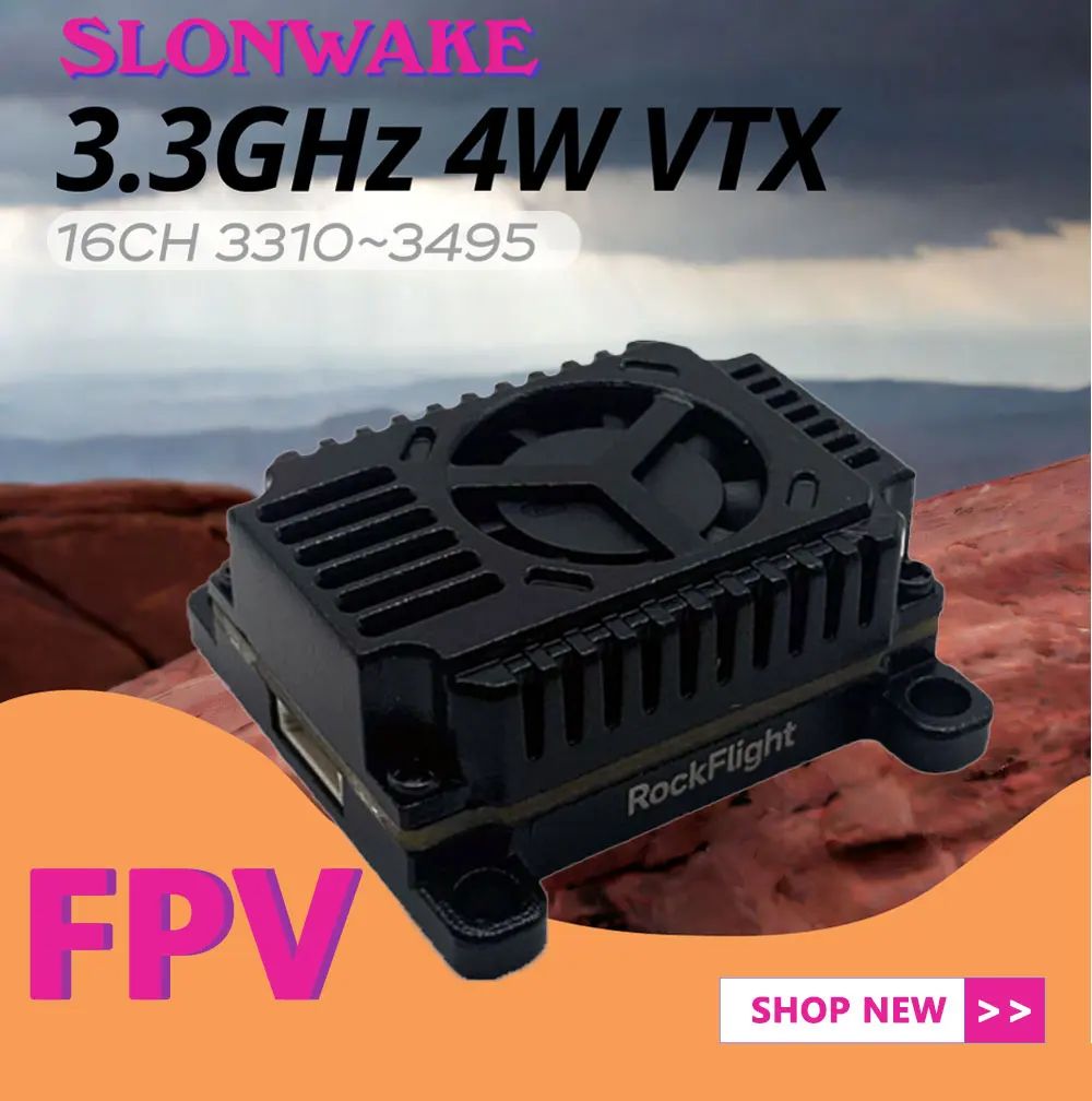 SLONWAKE FPV 3.3G 16CH 4000mW  - مراجعة Fpv Drone Antenna وسعره