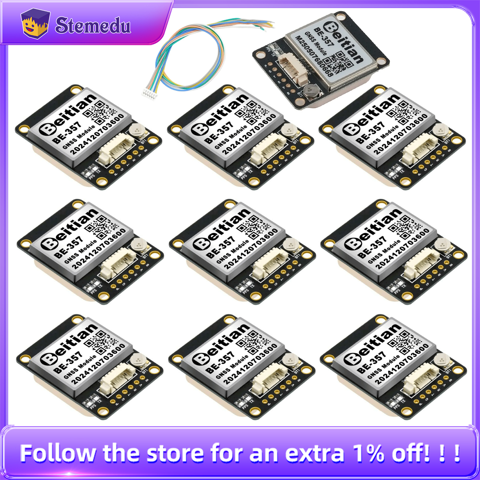10PCS/LOT Beitian BE-357 BE357 - مراجعة Fpv Drone Flight Controller وسعره