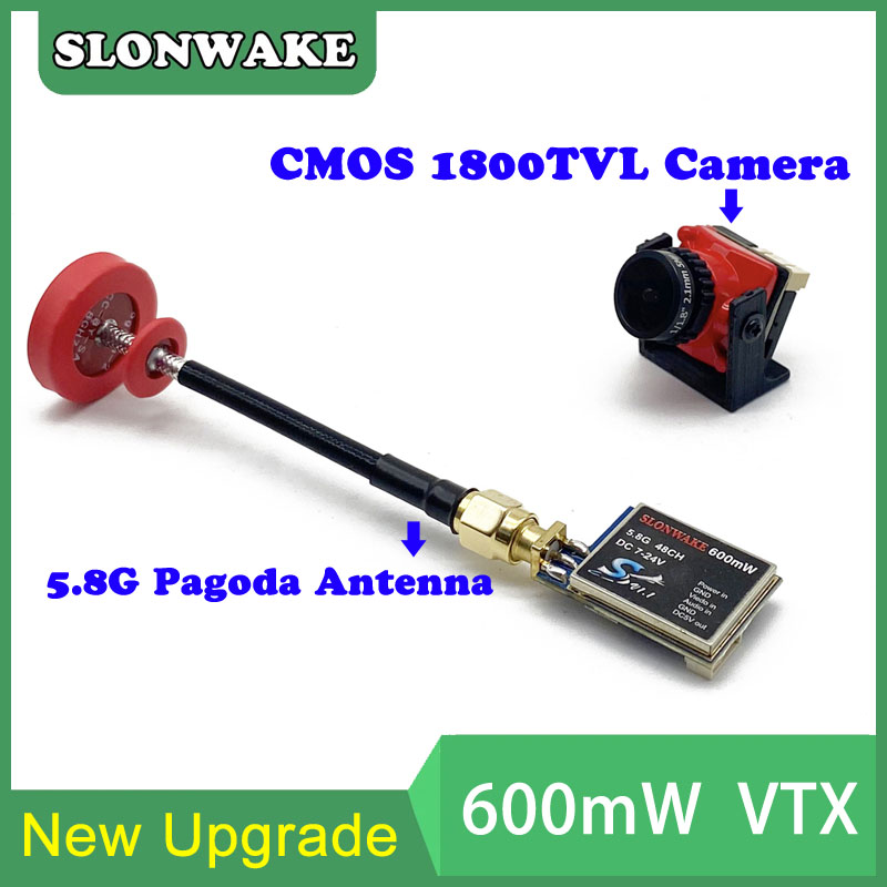 Ready to use 5.8G 48CH 600mW v - مراجعة Fpv Drone Camera وسعره