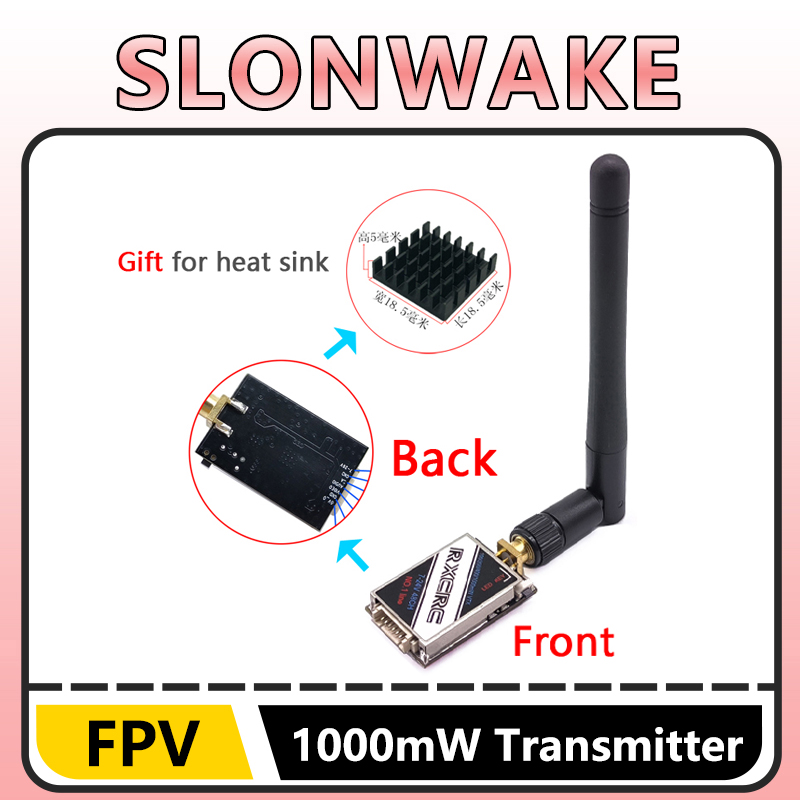 SLONWAKE  5.8G 48CH 1W VTX 100 - مراجعة Fpv Drone Camera وسعره