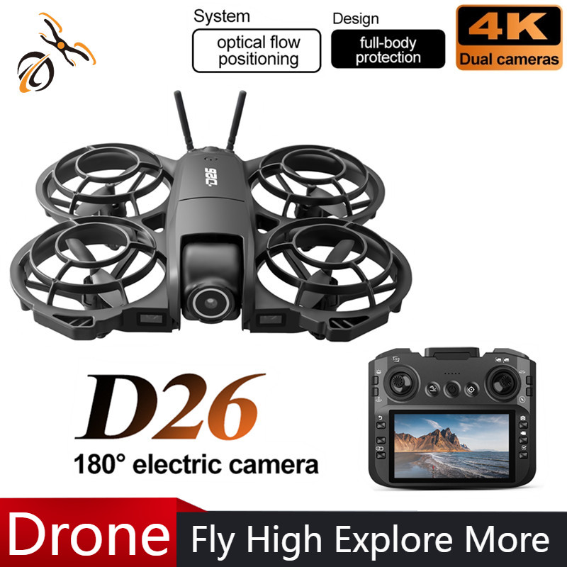 D26 Drone 4K Aerial HD 180° Ca - مراجعة Fpv Drone Charger وسعره