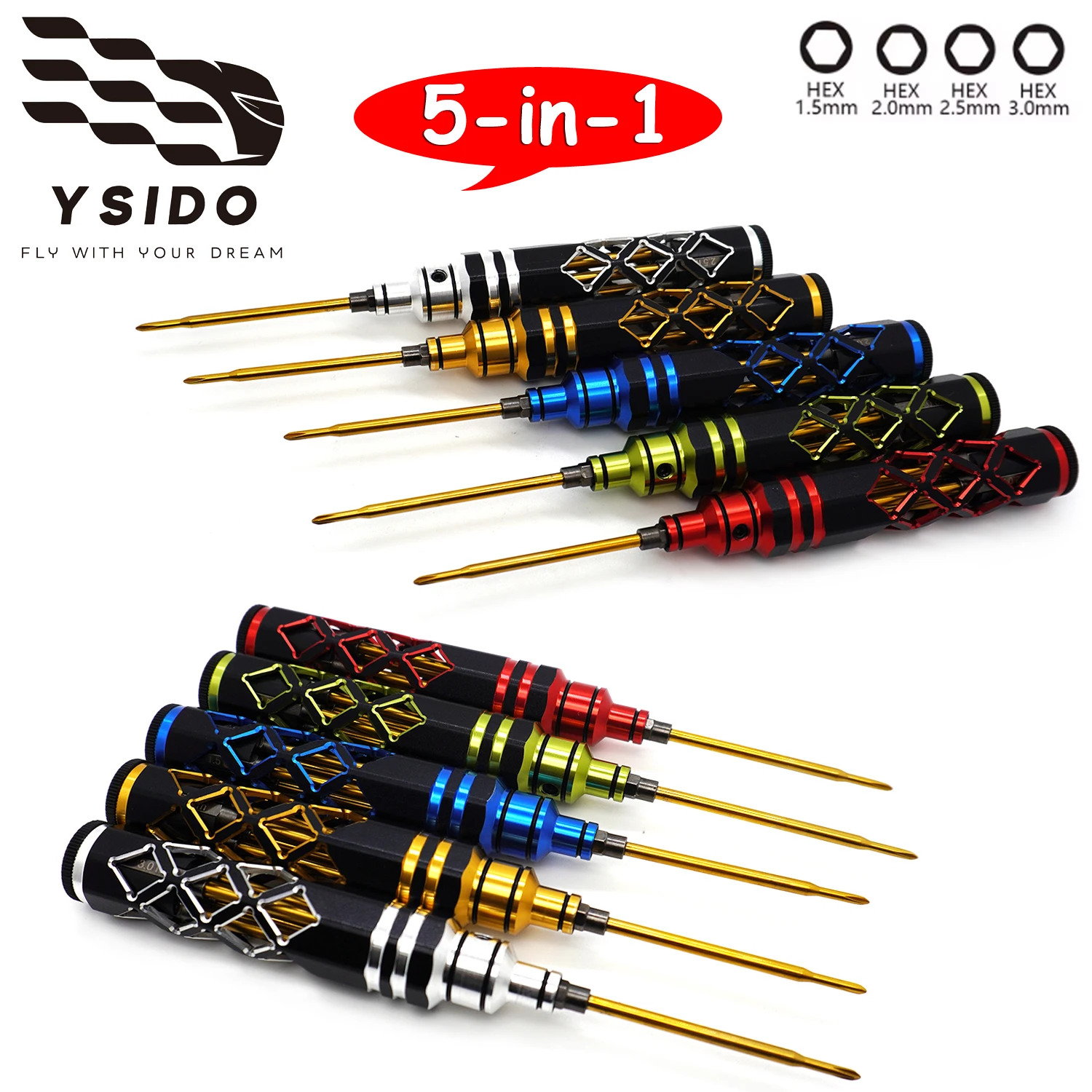 ​YSIDO 1.5mm 2.0mm 2.5mm 3.0mm - مراجعة Fpv Drone Tool Kit وسعره
