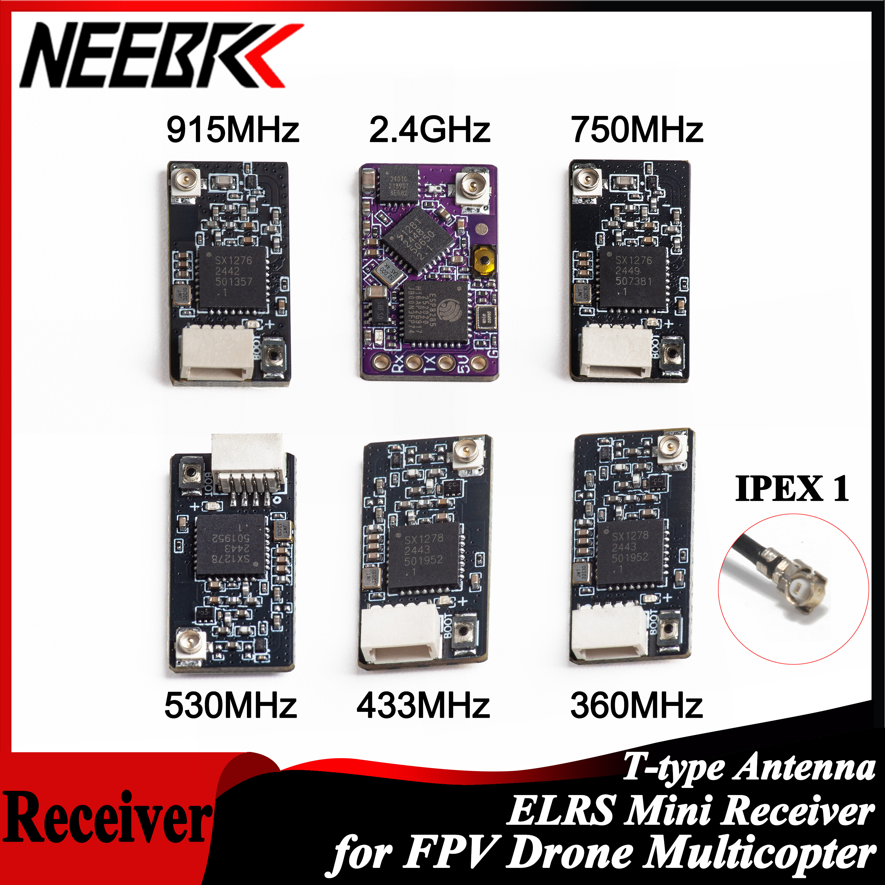 NEEBRC ELRS 2.4G/915Mhz/360Mhz - مراجعة Fpv Drone Antenna وسعره