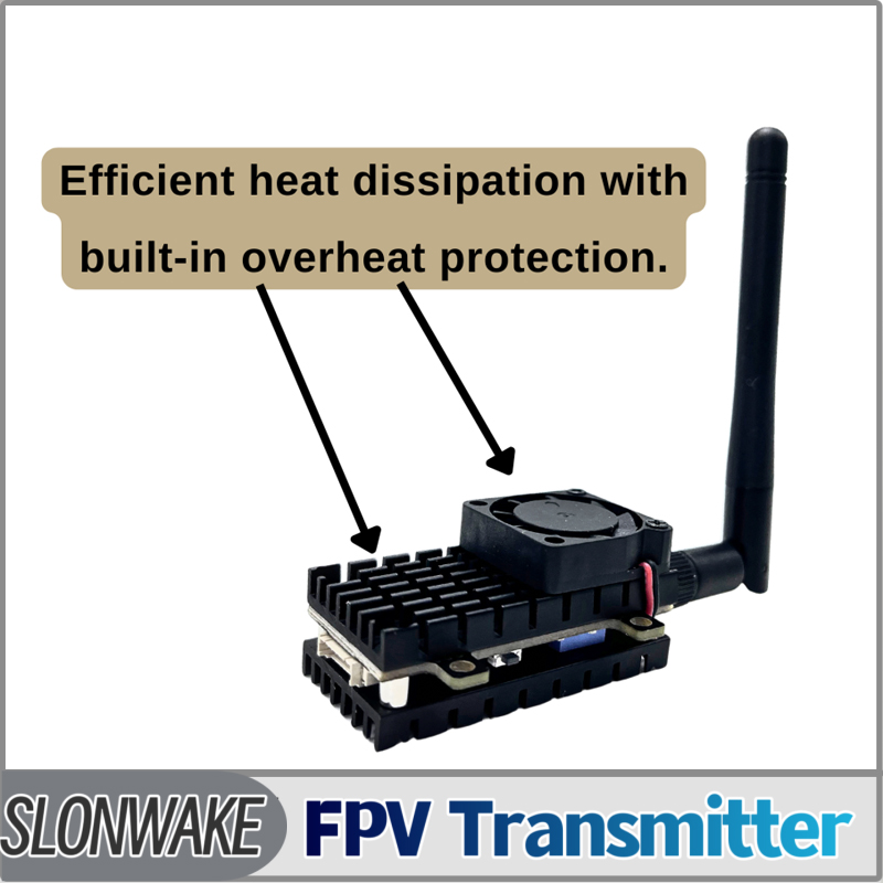 SLONWAKE 5.8G 3000mW Simulatio - مراجعة Fpv Drone Vtx وسعره