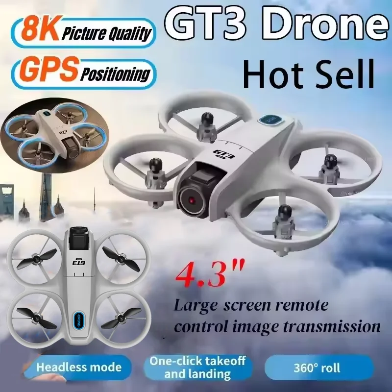 GT3 Drone 8K HD Dual Cameras G - مراجعة Fpv Drone Goggles وسعره