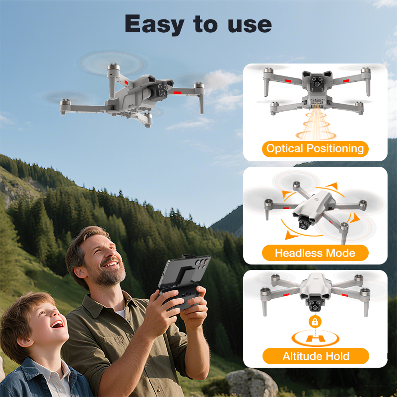 NEW Hot L017 Pro Drone Brushle - مراجعة Fpv Drone Charger وسعره