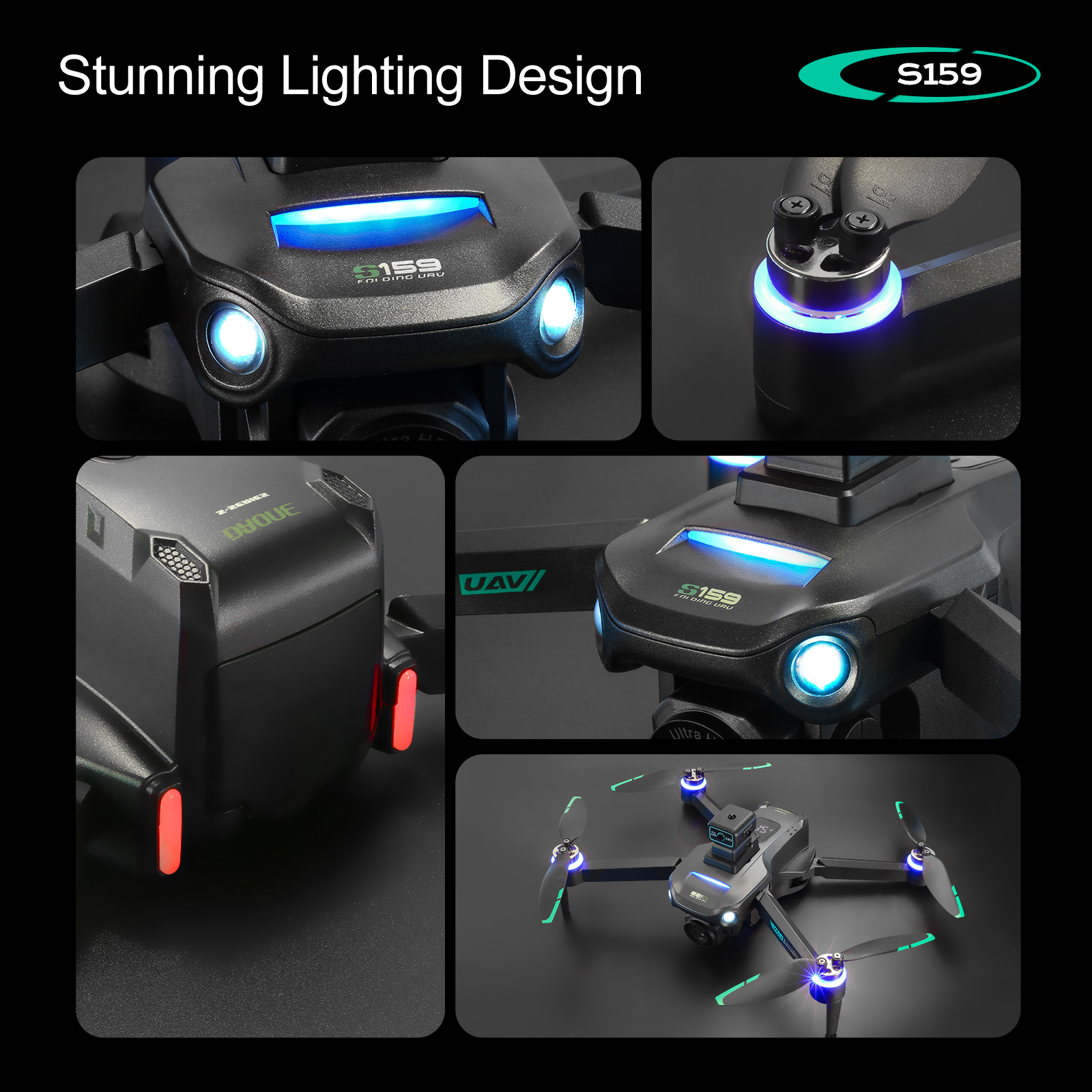 S159 GPS Drone 4K Profesional  - مراجعة Fpv Drone Charger وسعره